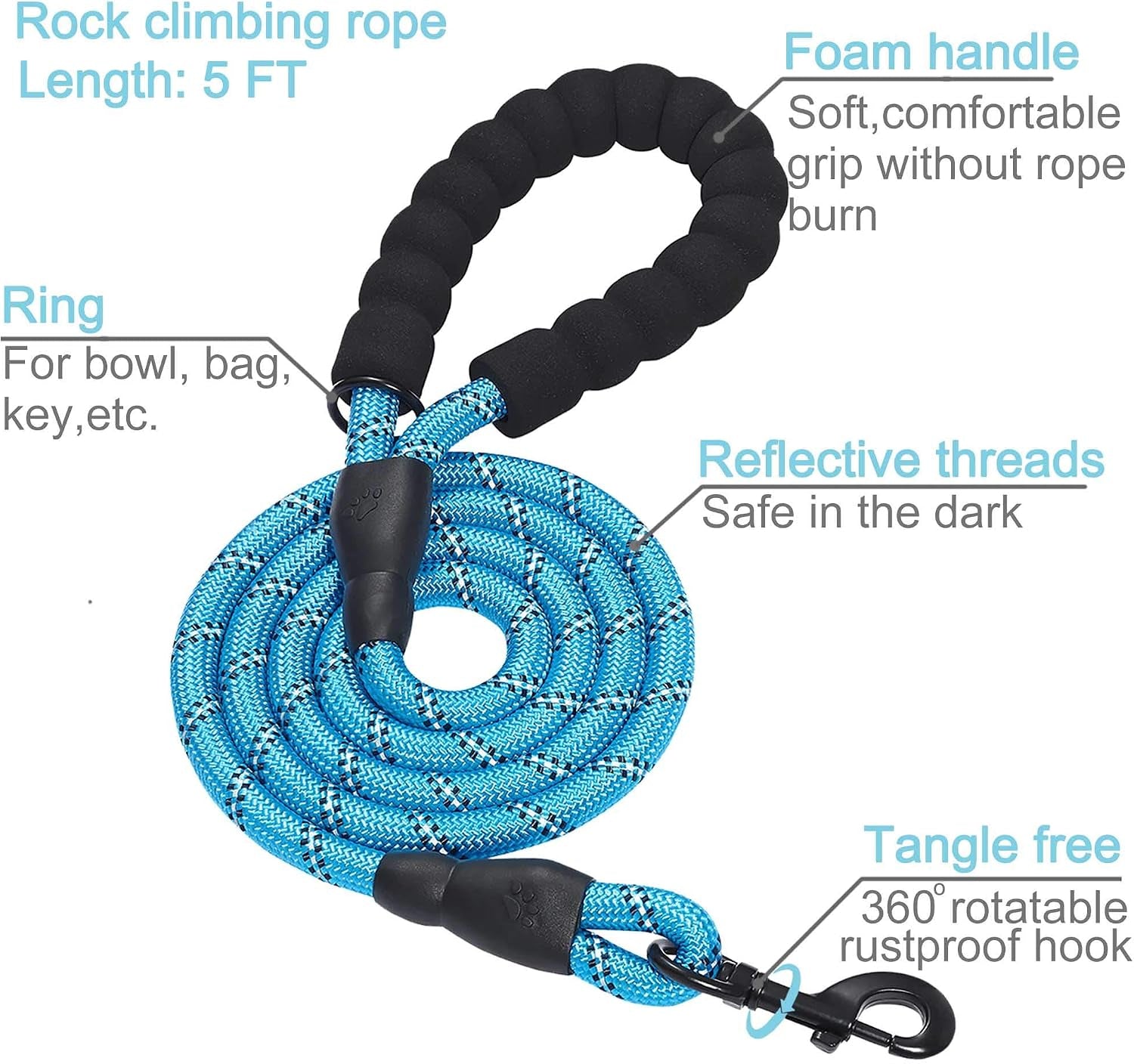 Martingale Dog Collar with Quick Release Buckle Reflective Dog Training Collars for Small Medium Large Dogs