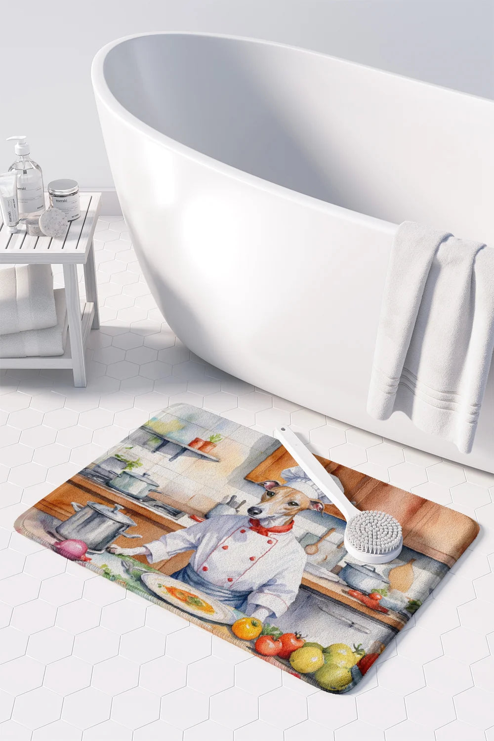 Whippet the Chef Memory Foam Kitchen Mat