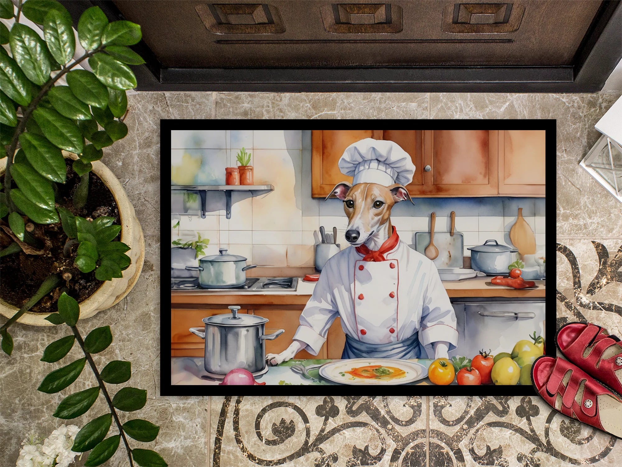 Whippet the Chef Doormat