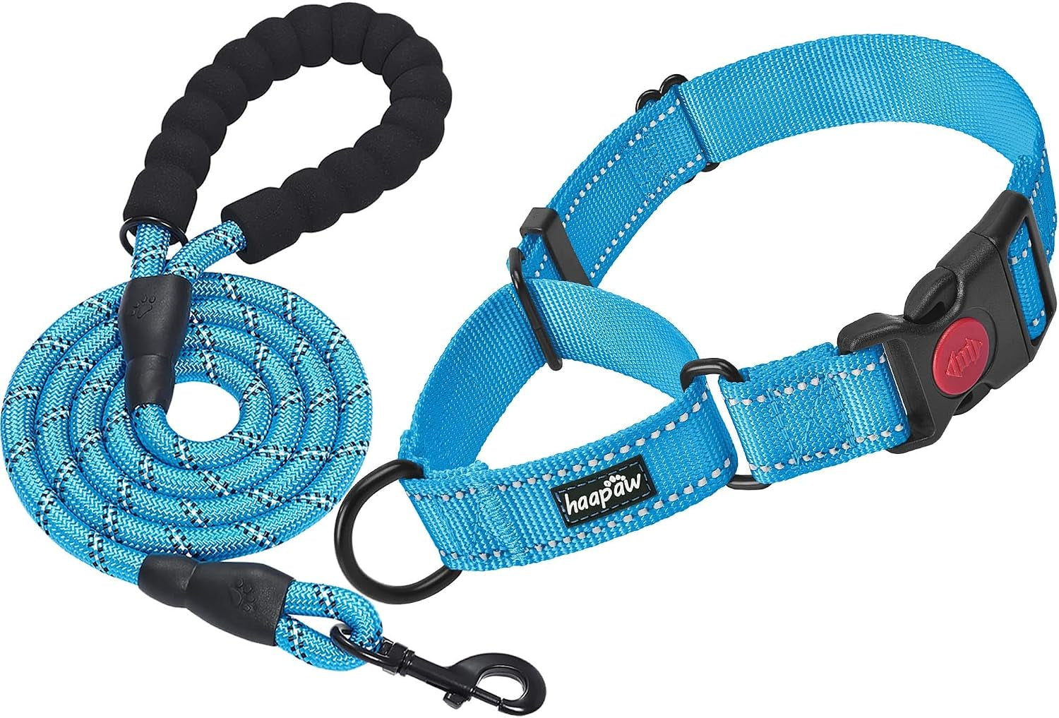 Martingale Dog Collar with Quick Release Buckle Reflective Dog Training Collars for Small Medium Large Dogs
